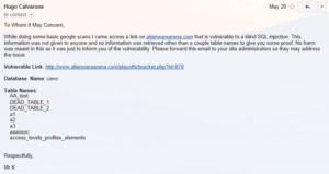 Email to Alienware